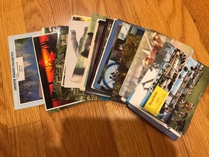 Lote de 50+ tarjetas postales vintage historia de viajes de Estados Unidos 1950-1990 - Imagen 1 de 8