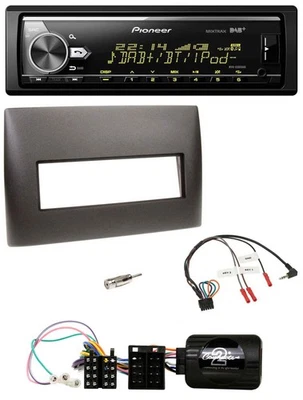 Pioneer Bluetooth USB DAB Lenkrad Autoradio für Fiat Stilo 2001-2007 schwarz - Bild 1 von 4