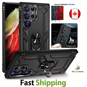 Samsung s25 s24fe s23 s22 s21 a06 a16 Ultra Armor Rugged Stand Shockproof Case - Picture 1 of 6