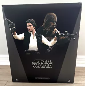 Hot Toys Star Wars Episode IV A New Hope Han Solo & Chewbacca MMS263 US Open Box - Picture 1 of 22