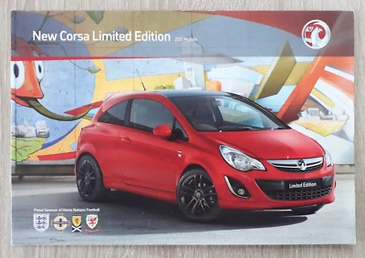 Vauxhall Corsa Limited Edition Brochure 2011 - 1.2i 16V  1.3 CDTi 16V - Image 1 of 4