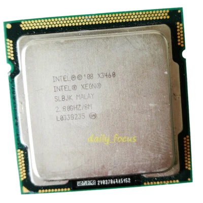 Intel Xeon X3460 2.8 GHz LGA1156 4 cores 8 threads SLBJK CPU Processor 8 MB - Image 1 of 4