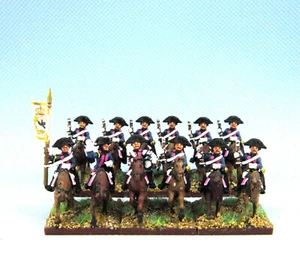 15 mm YM Guerra de los Siete Años WGS pintado caballería Kuirassier prusiana PB7 - Imagen 1 de 6