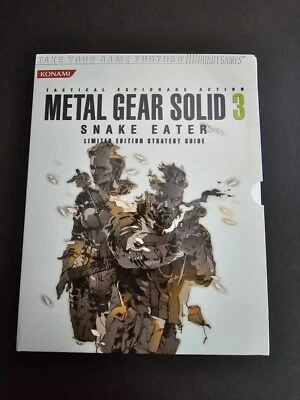 Metal Gear Solid 3 Snake Eater Limited Strategy Guide PS2 Playstation 2, Konami  - Image 1 of 4