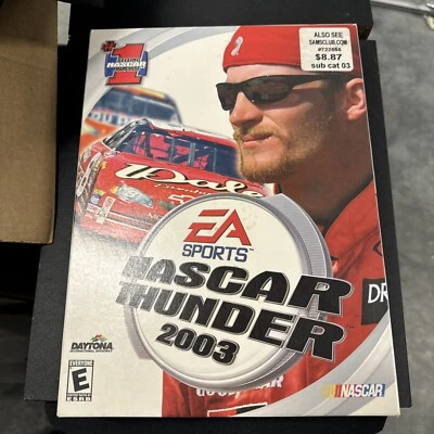 EA Sports NASCAR Thunder 2003 PC CD-ROM box version New Sealed - Image 1 of 4