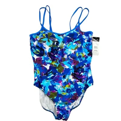 Catalina one piece swimsuit blue purple green NWT size PLUS 3XL - Image 1 of 4