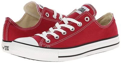 VINTAGE Chuck Taylor All Star Converse Ct OX 136506F Jester Red Unisex RARO - Immagine 1 di 4