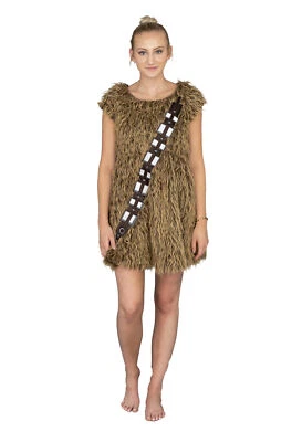 Damas Junior Star Wars Chewbacca I Am Furry Halloween Comic Con Disfraz Vestido Foto 1 de 4