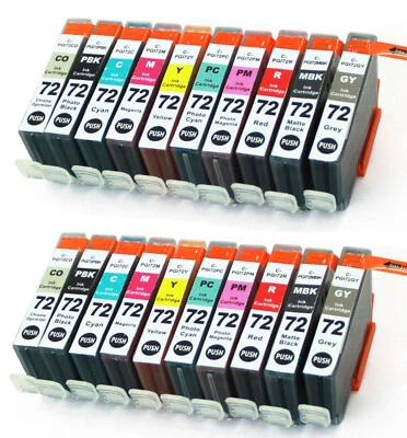 PGI-72 Ink Cartridges + smart chip for Canon Pixma PRO-10 PRO-10S Printer  - Image 1 of 3