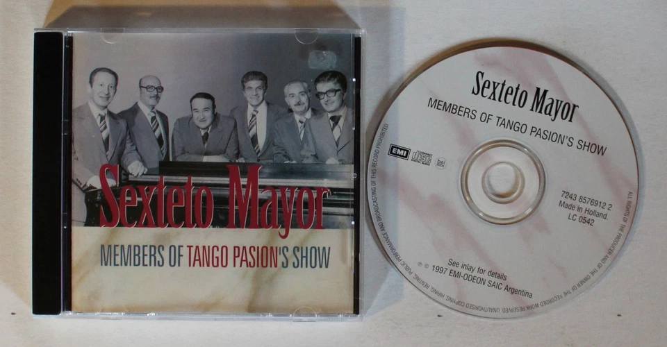 Sexteto Mayor Members Of Tango Passion's Show NL CD 1997 Tango Bolero - Bild 1 von 1