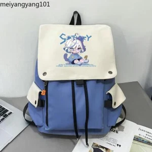 Genshin Impact Furina Anime Casual Backpack Bags Bookbag Travel Bag Knapsack - Picture 1 of 11