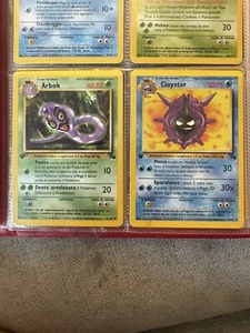 Pokémon All Fossil Cards From 31/62 To 62/62 ITA 1st Edition - Picture 1 of 9