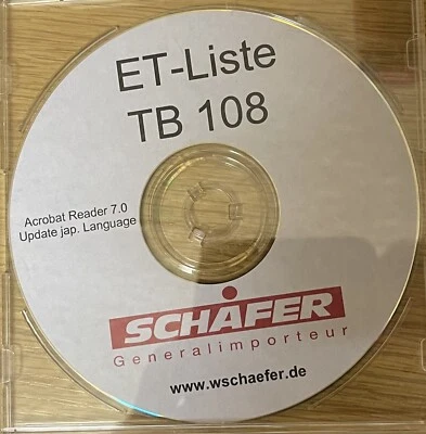 Takeuchi TB108 Ersatzteilkatalog - Bild 1 von 4