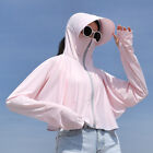 UV Sun Protection Long Sleeve Shirt Fishing Hiking Hat Brim Coat Driving Cl Ⓢ
