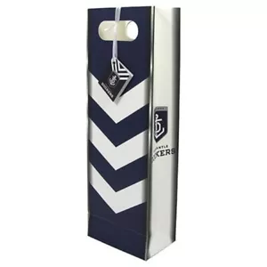 Fremantle Dockers Freo AFL Wine Bottle Gift Bag Father's Day gifts - Picture 1 of 1