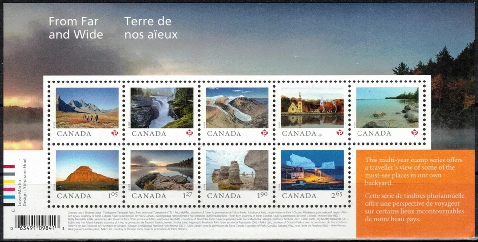 Canada - Scott 3138 - Souvenir Sheet - From Far and Wide - 2019 - Image 1 of 1