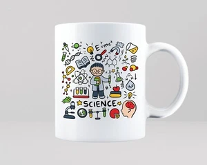 Ciencia Científico Taza Idea de Regalo Maestro Escuela Universidad Fresco Té Café Taza - Imagen 1 de 1