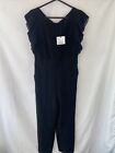 I Blues Jumpsuit Overall Black Women’s Size 8 New With Defects**