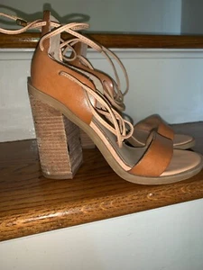 Sale @ NEW LOOK England 4 J Crew Wedges Ankle Tie Platforms Sz 6.5 7  ❤️tw4j1 - Picture 1 of 8