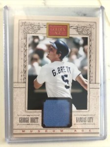 2013 Panini Golden Age #7 George Brett Jersey Card NM