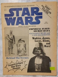 Star Wars Newspaper Of Science Fiction & Fantasy Special Collectors Edition 1977 - Imagen 1 de 2