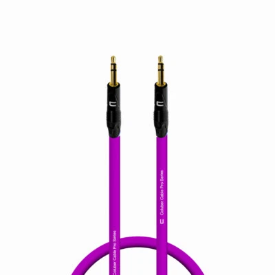 Cable equilibrado macho 3,5 TRS - Cable conector estéreo premium color longitud personalizada Foto 1 de 4