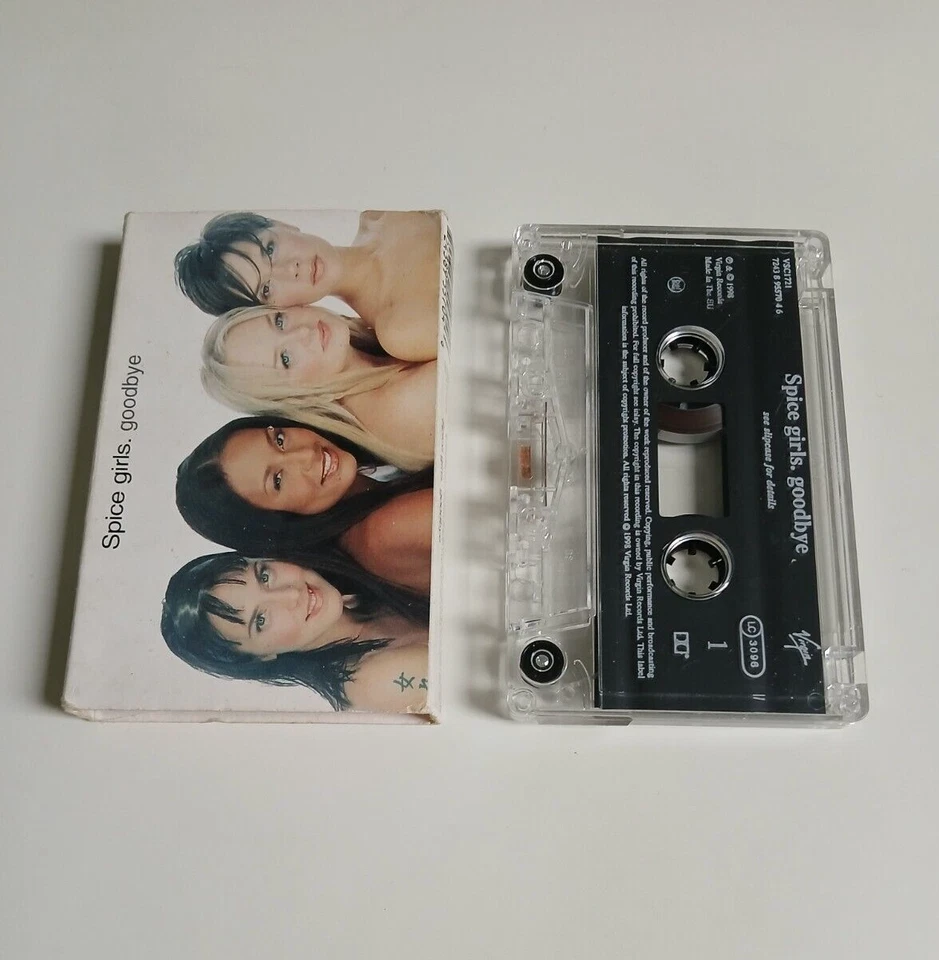 SPICE GIRLS GOODBYE CASSETTE TAPE SINGLE VIRGIN UK 1998 - Image 1 of 1