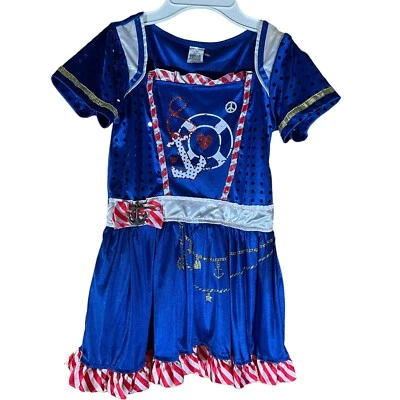 Disfraz Marinero Halloween Niñas Talla M 8-10 Vestido Azul Foto 1 de 4