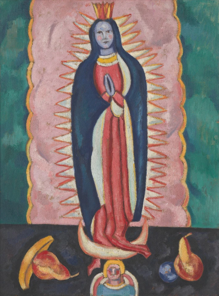 Impresión artística de Marsden Hartley - La Virgen de Guadalupe (1919) - 17" x 22" Foto 1 de 1