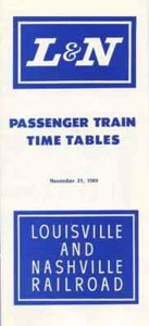 L&N Louisville & Nashville 1969 horario de pasajeros envío gratuito - Imagen 1 de 1
