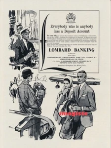 Original Vintage Ad (1965): Lombard Banking - Picture 1 of 1