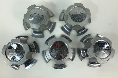 (Set Of 4) 70-81 Chevrolet Camaro, Chevelle, Nova, El Camino Center Caps 3984554 - Image 1 of 2