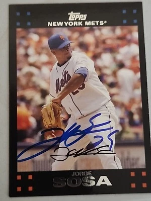Jorge Sosa Signed 2007 Topps Update #104  - Image 1 of 2