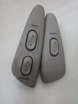 Interruptor de control de ventana maestra del conductor Lincoln Mark VIII 1993-1996 8 LH/RH OEM GRIS Foto 1 de 4