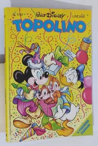83508 TOPOLINO libretto n. 1787 - Disney 1990 + 5 Figurine - Foto 1 di 1