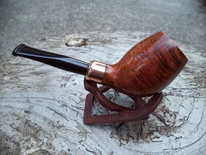 PIPA PIPE ART ITALIANO NON MARCHIATA SMOOTH 1100 MADE IN ITALY NEW COPPER - Picture 1 of 6