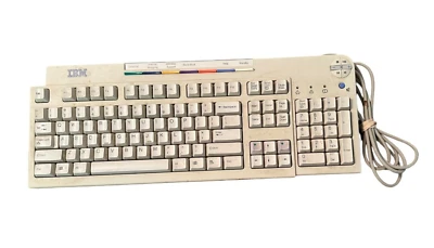 Vintage IBM PS/2 Computer Keyboard KB-9930 "Windows Logo" for Office Home Game - Image 1 of 4