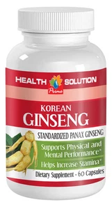 Koreanischer Ginseng Extrakt - Koreanischer Ginseng - Reduziert Müdigkeit & Stress - 1 Flasche - Bild 1 von 12