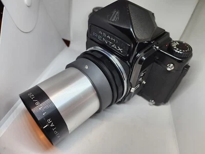 Lente de proyección Super Kiptar 120mm f1.8 + adaptador para cámara Pentax 67,6x7,67II Foto 1 de 4