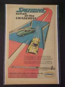 RARO ANTIGUO DE COLECCIÓN~AURORA SPEEDLINE CRISSCROSS JUEGO DE JUGUETES DE PISTA DE COCHE DE CARRERAS~ORIGINAL 1969 - Imagen 1 de 4