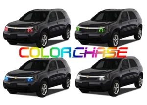 Color Chasing LED Headlight Flow Halo kit for Chevrolet Equinox 05-09 - Bild 1 von 10