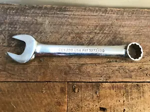 Snap-on Tools OEX220 SAE 11/16" Short Combination Chrome Wrench 12 Point USA - Bild 1 von 2