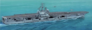 Italeri 5533 US Aircraft Carrier Ronald Reagan 1/720 Scale Plastic Model Kit - Picture 1 of 4