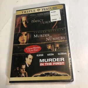 A Perfect Murder / By Numbers / in the First (DVD 3-Film Set NEW) Bullock Slater - Picture 1 of 3