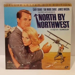 North by Northwest (1959) Alfred Hitchcock, Cary Grant 1991 Double Laserdisc LD  - Imagen 1 de 11