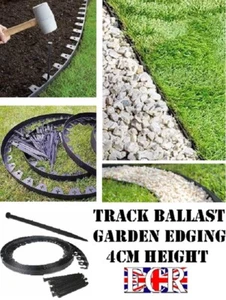 EDGING & PEGS FOR BALLAST G SCALE GARDEN RAILWAY TRAIN TRACK SHINGLE 45mm GAUGE - Picture 1 of 17