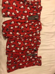 2 Pair Matching Old Navy Snowman Holiday Christmas Pajama Pants Youth M/L - Picture 1 of 5