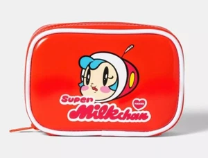 Super Milk Chan Enamel Pouch Case Bag Red Japan Limited - Picture 1 of 3
