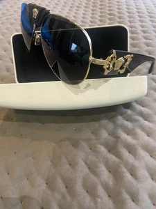 Versace Sunglasses Black and Gold - Picture 1 of 15