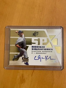 2008 SPX Clayton Kershaw Rookie Signatures #151 Dodgers RC Auto NEAR MINT/MINT - Bild 1 von 2